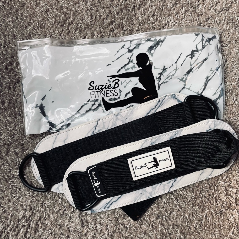 Workout bands and ankle straps!